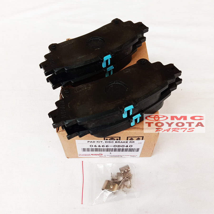 Brake Pad Kampas Rem Belakang Toyota Sienta Original 04466-0D040