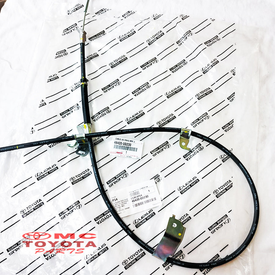 Kabel Rem Tangan Hand Brake Kanan Kiri Toyota Etios Valco Original 46420-0D230 / 46430-0D230