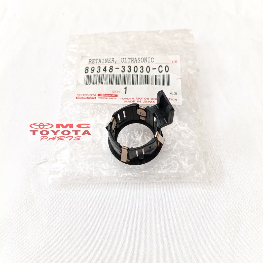 Cover Tutup Ring Sensor Mundur Parkir Retainer Ultrasonic Corolla New Altis Camry Fj Cruiser Wish Original Toyota 89348-33030-C0 Holder Sensor Parkir Mundur Belakang