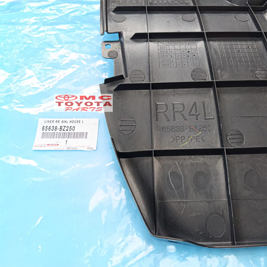 Liner Fender Spakbor Belakang Kiri All New Rush Terios 2018 Up Original 65638-BZ250 Linner Liner Vender Spackboard Liner Fender Belakang Ori