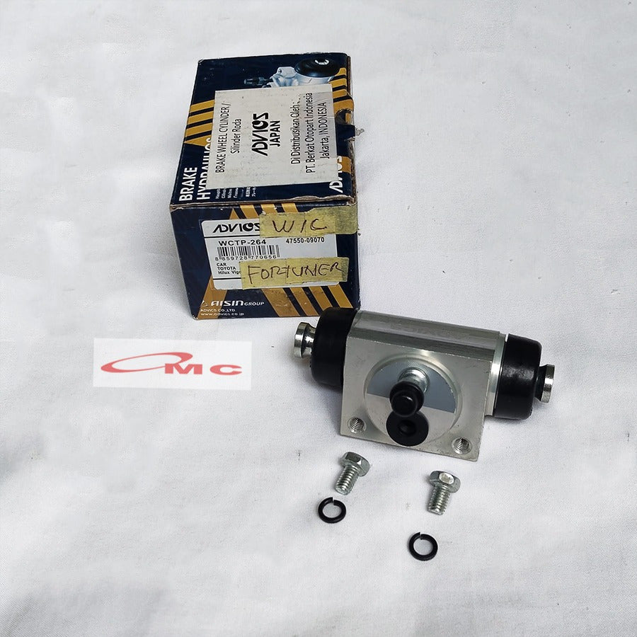 Wheel Cylinder Blok Master rem belakang Fortuner Hilux Original ADVICS WCTP 264