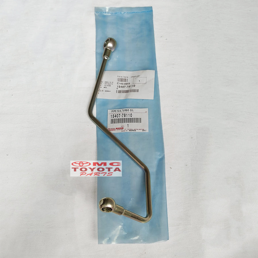 Pipa Oli Oil Turbo Inlet Toyota Dyna 110 130 12 Volt Hino Dutro 110 130 12 Volt Original 15407-78110