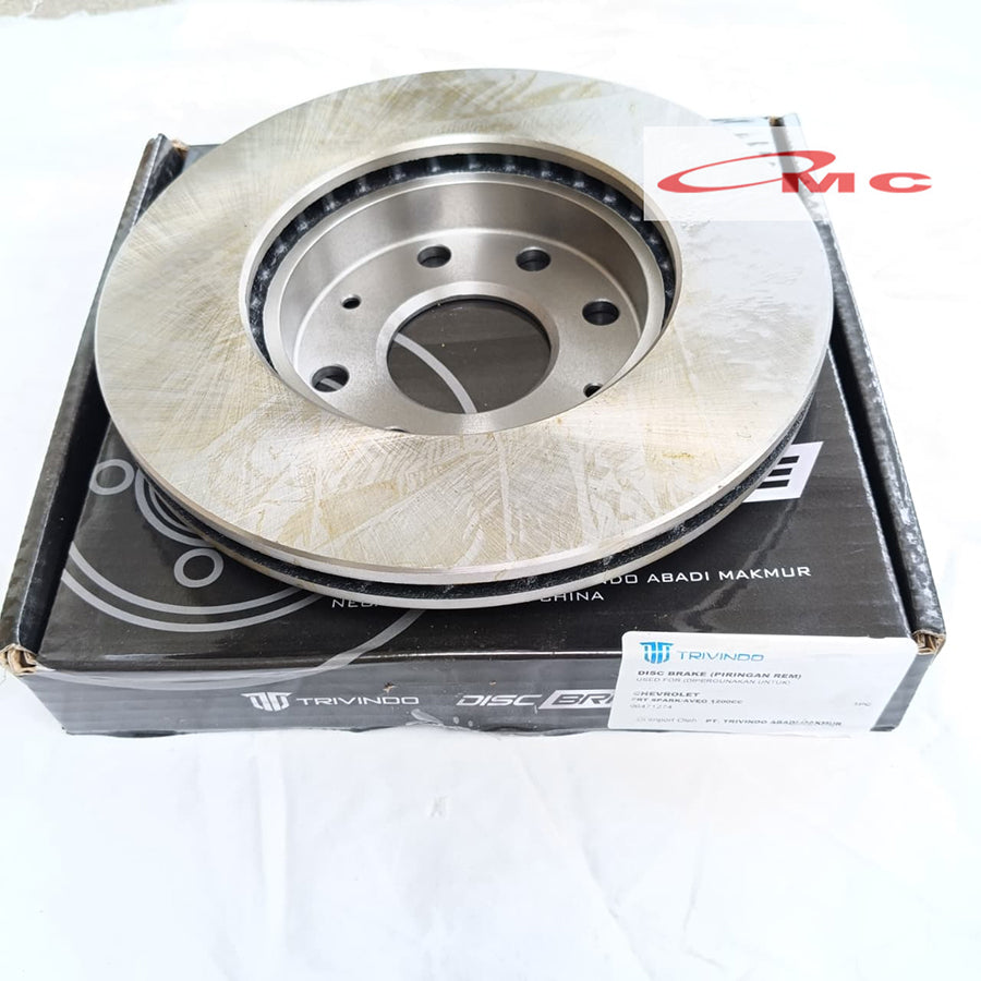 Disc Brake Piringan Rem Depan Aveo Lova Kalos Spark 1.2 1200 cc Trivindo 96471274-TRV