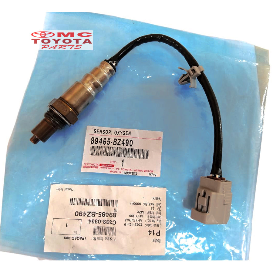 Sensor Oxygen Bagian Bawah Agya Ayla Sigra 1.0 1000cc Original Toyota 89465-BZ490 Sensor O2 Sensor Knalpot