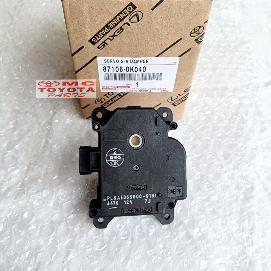 Motor Servo AC Dinamo Corolla Altis Kijang Innova Fortuner Hilux Original Toyota 87106-0K040 Servomotor Servo Motor Ac Damper For Airmix