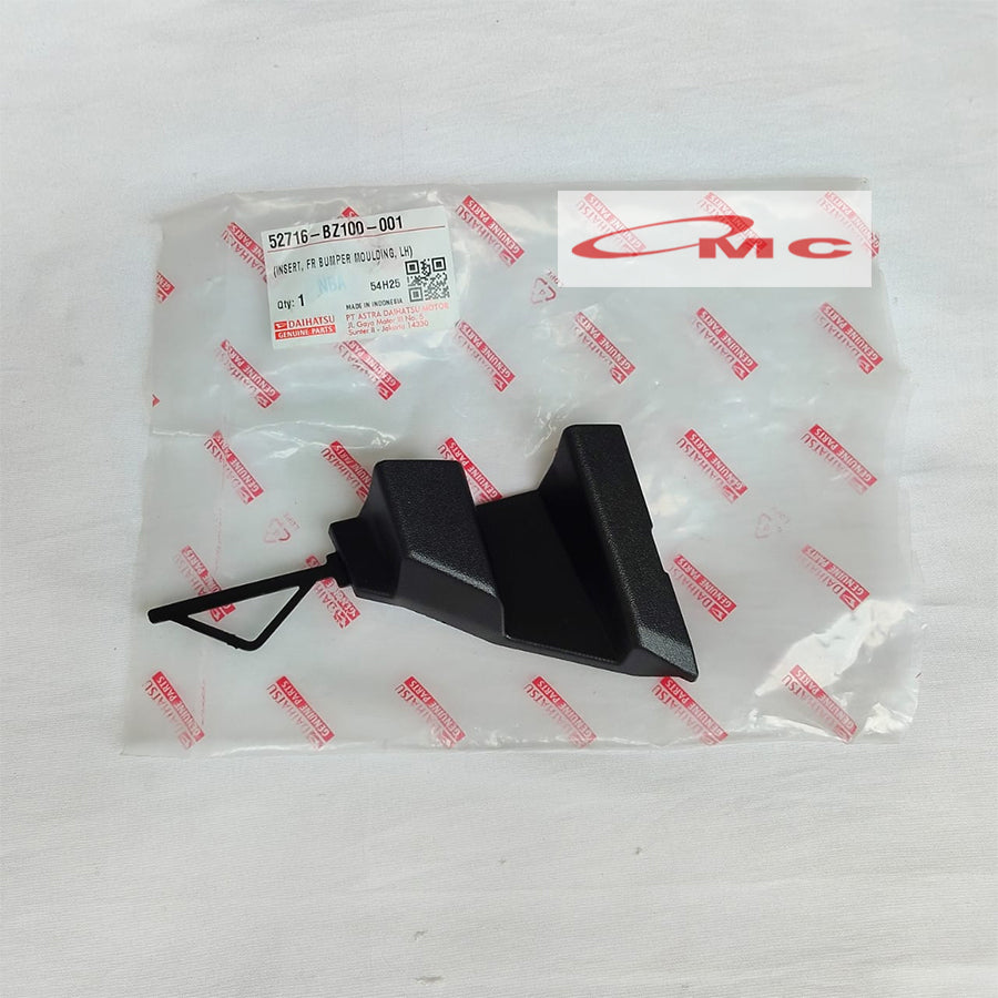 Tutup Cover Derek Towing Bemper Depan Kiri Daihatsu Ayla 2020 up Original 52716-BZ100-001 Tutup Bumper Towing Cover Tutup Baut Bemper Depan Kiri Ayla 1.2 1200cc