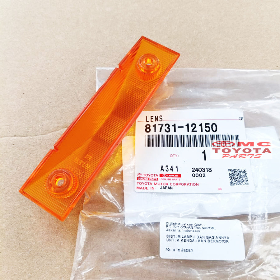 Mika Lampu Sen Sein Fender Spakbor Corolla DX Ke70 Ke 70 Original Toyota 81731-12150 Mika Side Lamp Mika Kaca Lampu Sein Samping Fender