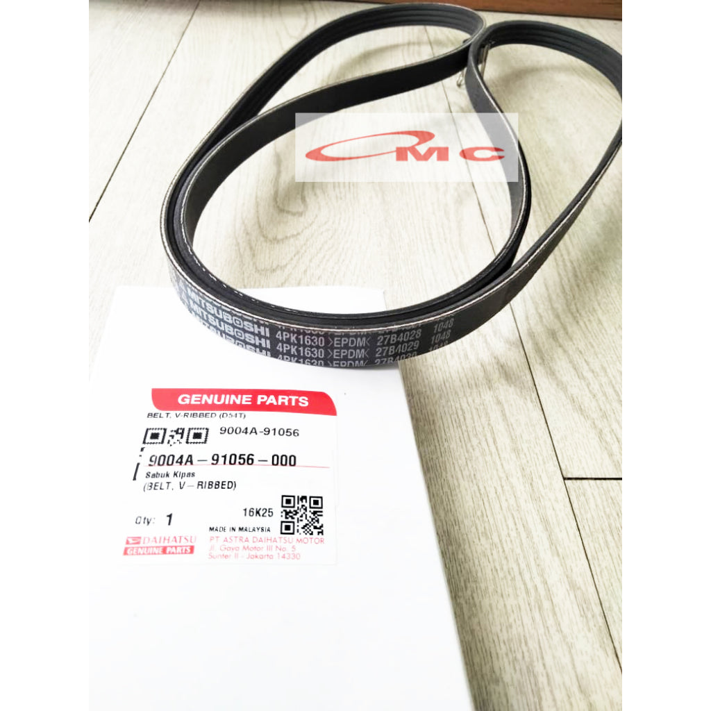 Van Belt/Tali Kipas/Fan Belt All New Sirion 2011-2017 Asli ORI Original Daihatsu 9004A-91056-000 Genuine Parts