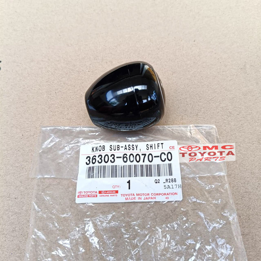 Shift Knop Knob Tuas 4WD 4x4 Toyota Landcruiser Hardtop FJ40 BJ40 Original Hitam Glossy 36303-60070-C0 Knob Knop TC Transfer Case Handle 4x4 Knob Tuas Gardan 4x4 Land Cruiser Hardtop 2F FJ BJ Ori