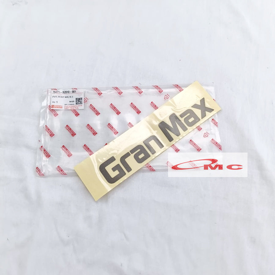 Stiker Pintu Belakang Bagasi Gran Max Daihatsu 75471-BZ010-001 Sticker Grandmax