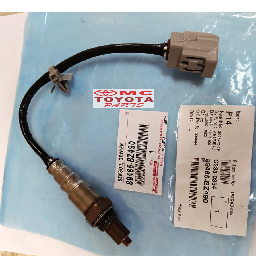 Sensor Oxygen Bagian Bawah Agya Ayla Sigra 1.0 1000cc Original Toyota 89465-BZ490 Sensor O2 Sensor Knalpot