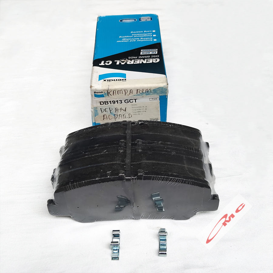 Brake Pad Kampas Rem Depan Alphard ANH20 Vellfire 2008-2015 Bendix DB 1913 GCT