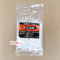 Kabel Tis Tebal CAMEL Nylon 3,6x100mm Insulock Insulok Cable Tis Ikat Multifungsi 100 pcs Putih Hitam Kabel Ties Zip Ties Cable Tie Wrap 3.6 x 100 mm Alat Pengikat