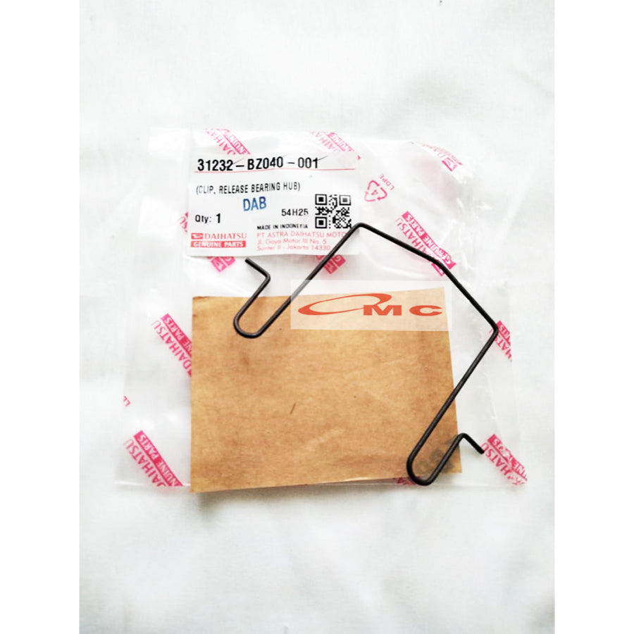 Kawat Drag Dek Laher Clip Clutch Release Bearing ORI Avanza RUSH Calya Agya Xenia Terios Sigra Ayla Grandmax Luxio Original Daihatsu Genuine Parts 31232-BZ040-001