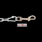 Rantai Anjing Besar Medium Tali Tuntun Besi Galvanis Chain Leash 2 Meter Kuat Anti Karat