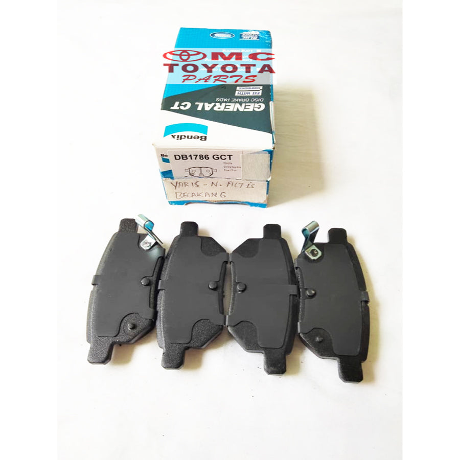 Brake Pad Kampas Rem Belakang ORI Original Yaris New Corolla ALtis BENDIX Brake Pad DB-1786