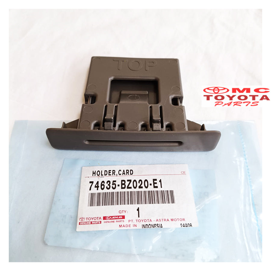 Tempat Kartu Dashbord Card Holder Tempat Kartu e-Toll Avanza Xenia 2007-2011 Original 74635-BZ020-E1 Dashboard