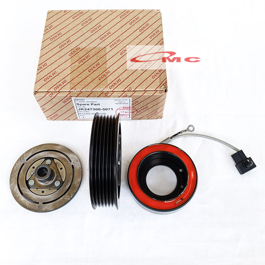 Magnet Clutch AC Rush Terios Lama Avanza 1.5 1500cc Original Denso JK247300-5071 Magnetic Maknet Clutch Magnit Klat AC Puli Pully Pulley Kompresor Ori