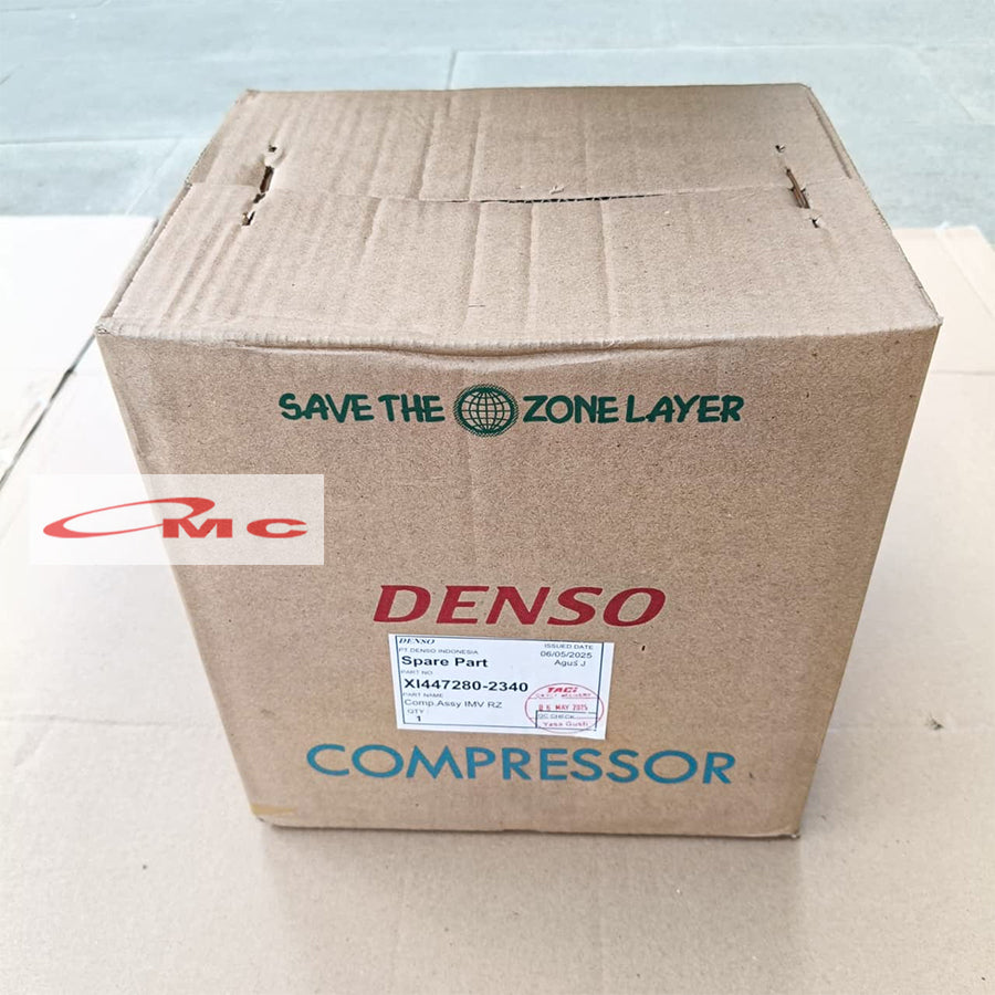 Compressor Kompresor AC Innova Fortuner Bensin Double Blower Original Denso 447280-2340 Kompressor Compresor Compressor Ac Mobil Toyota Kijang Innova Fortuner Lama Asli Ori