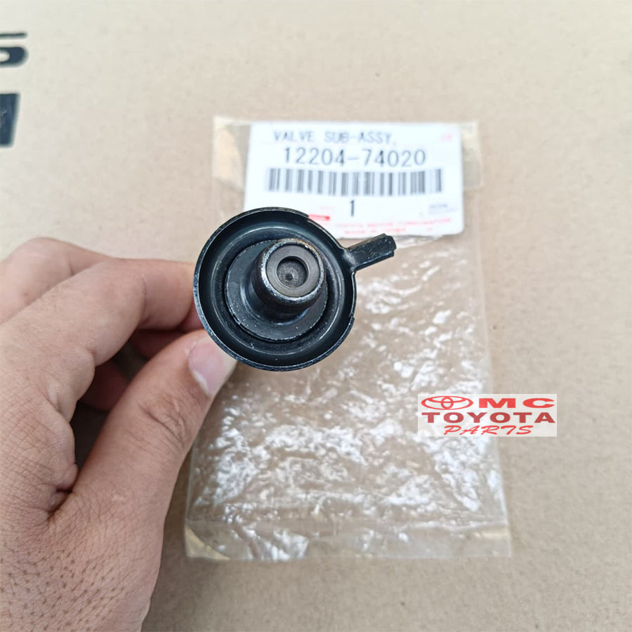 Valve Tutup Klep Valve PCV PVC Corona Absolut ST191 Camry SXV10 2.0 2000cc Original Toyota 12204-74020 Valve Angin Sensor Valve Ventilation Ventilator