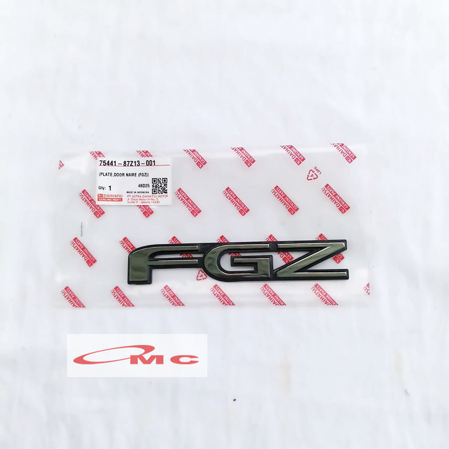 Emblem Tulisan FGZ Taruna C Series Daihatsu 75441-87Z13-001