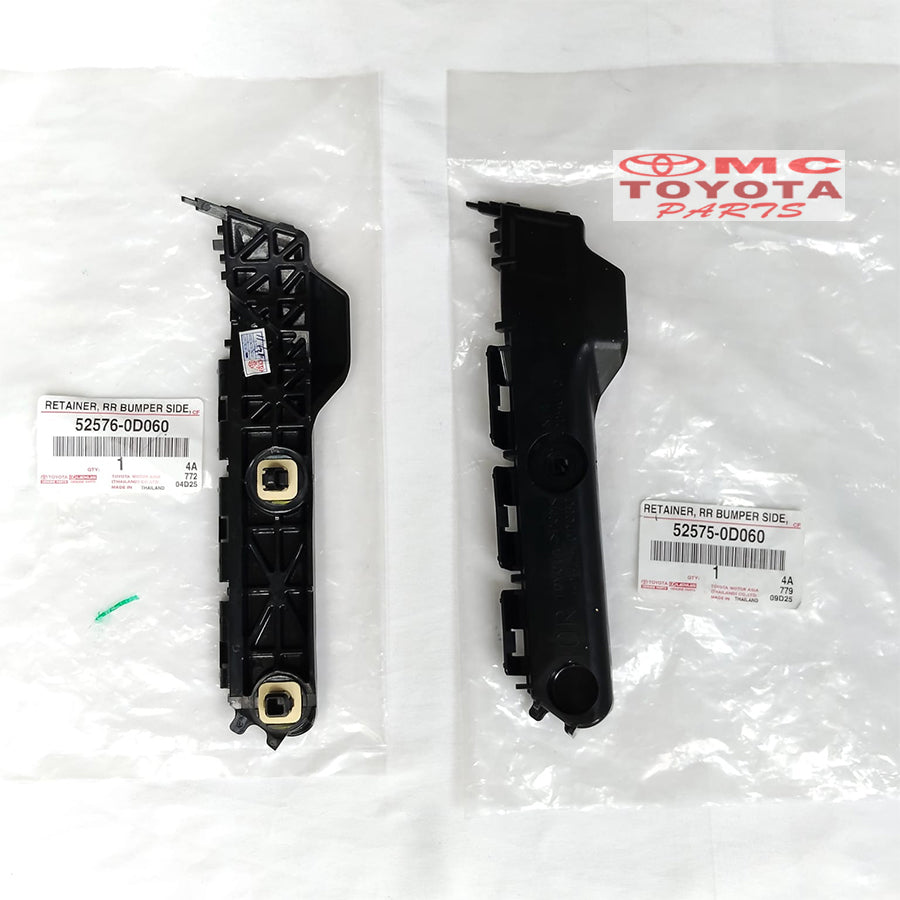 Support Bracket Breket Bumper Retainer Belakang Kanan Kiri Toyota Yaris Original 52575-0D060 52576-0D060