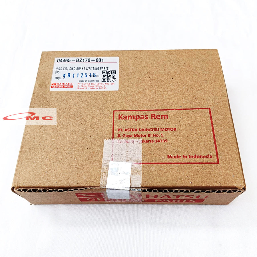 Brake Pad Kampas Rem Depan Xenia Avanza Veloz Terios Rush Taruna APV Original 04465-BZ170-001