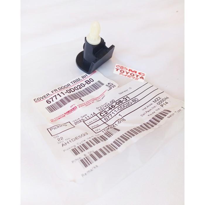 Cover Door Trim Kanan Kiri Toyota Yaris Original 67711-0D020-B0 / 67712-0D020-B0 Tutup Cover Doortrim Dortrim