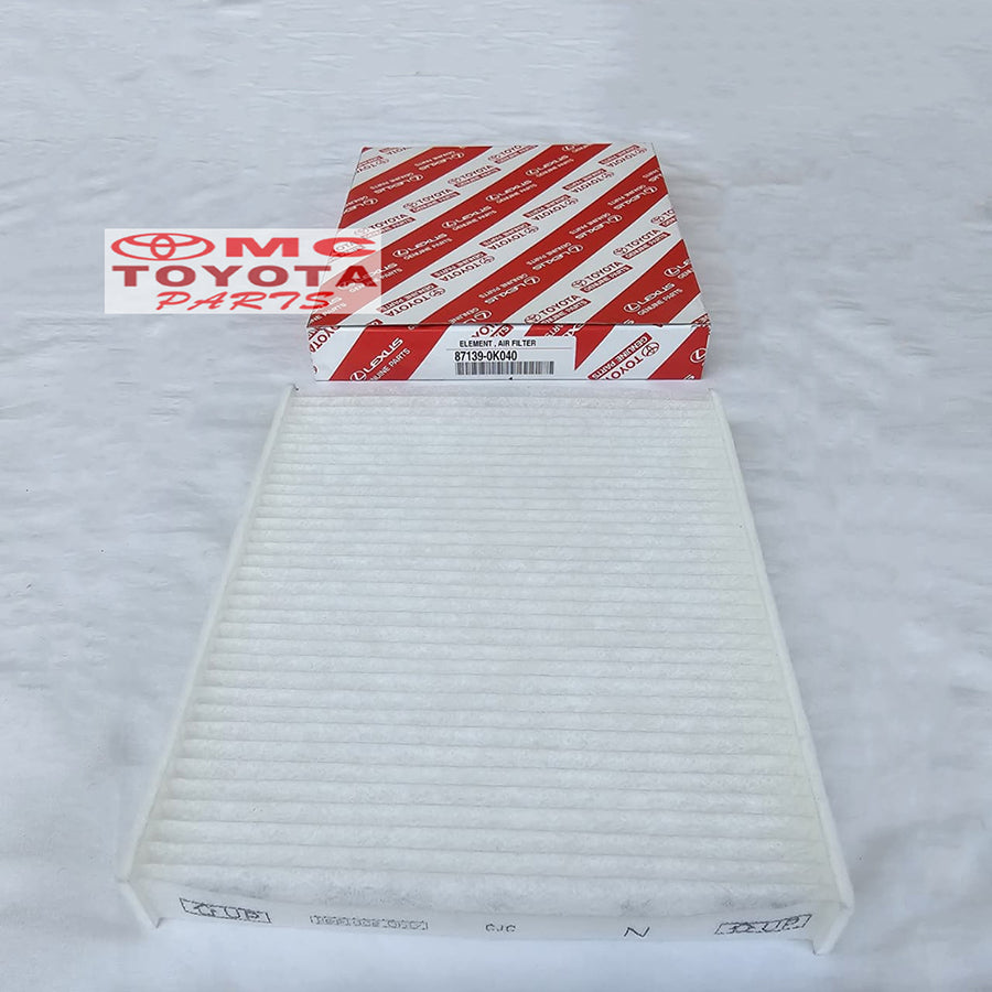 Filter Saringan Udara AC Cabin Kabin Innova Reborn, Fortuner SRZ VRZ, Hilux Revo, Alphard Vellfire 2015-UP Original Genuine 87139-0K040