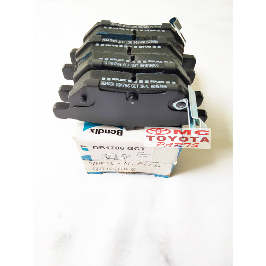 Brake Pad Kampas Rem Belakang ORI Original Yaris New Corolla ALtis BENDIX Brake Pad DB-1786