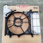 Shroud Fan Radiator + Tabung Air Radiator Toyota Etios Valco Original 16711-0Y080 Shrud Rangka Rumah Kipas Radiator Shroud Fan Radiator Cover Radiator Dudukan Motor Fan Tedengan Dinamo Kipas