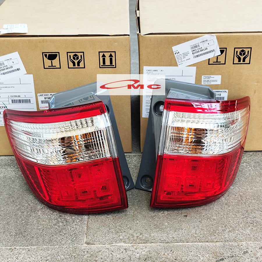 Stoplamp Lampu Belakang Fortuner 2008 2009 2010 2011 Kanan Kiri Original Genuine Toyota 81550-0K110 81560-0K110 Stop Lamp Belakang