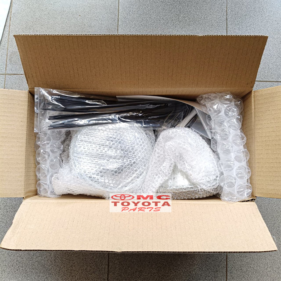 Headlamp Set Lampu Depan Hardtop 2F HJ40 FJ40 BJ40 Suzuki Katana Jimny 7" 7 inch Original 81110-60P70 Head Lamp Toyota Land Cruiser Headlight Sealed Beam Sealbeam Halogen Koito 7inch