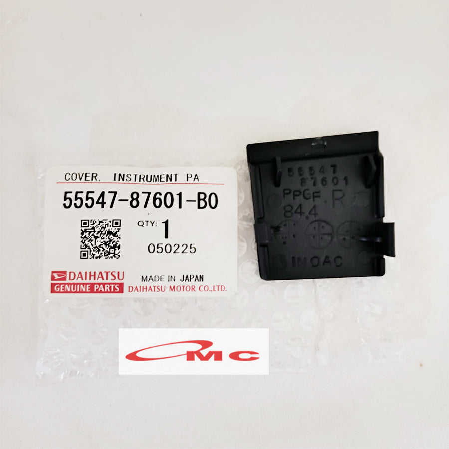 Cover Tutup lubang Baut Dashboard Daihatsu Taft Rocky Hiline Feroza Original 55547-87601-B00 / 55548-87601-B00 Cover Penutup Panel Instrumen
