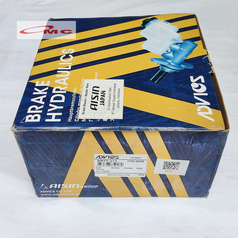 Brake Master Rem Innova Hilux Fortuner Manual Central Rem ADVICS AISIN BMTP 673 Original