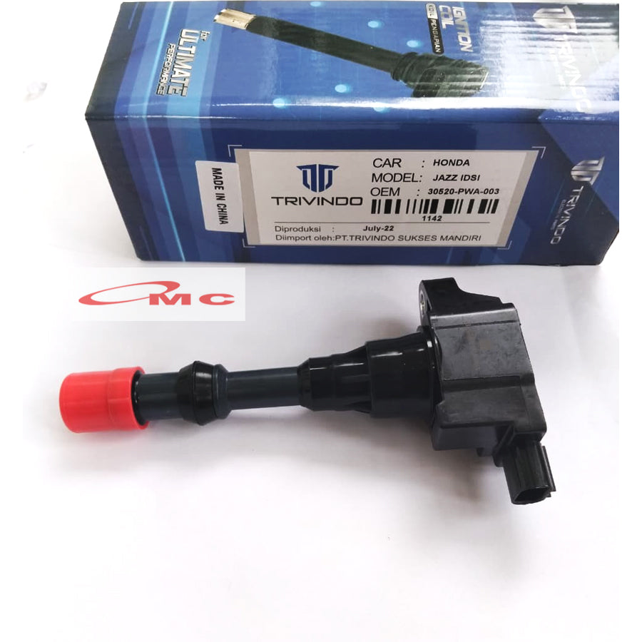 Coil Koil Ignition Busi Honda Jazz GD3 City GD8 IDSI VTEC 30521-PWA-003 30520-PWC-003-TRV 30520-PWA-003-TRV Original Trivindo