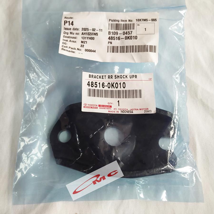 Bracket Shock Belakang Kijang Innova Fortuner Original Toyota 48516-0K010 Braket Breket Besi Shock Belakang