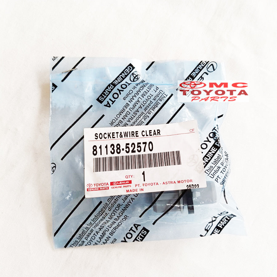 Soket Lampu Senja Original Toyota Grand New Innova 2011-2016 Viting Socket Colokan Lampu Senja 81138-52570