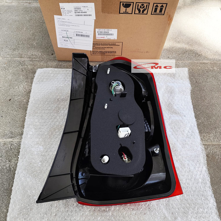 Stoplamp Lampu Belakang Etios Valco 2013-UP Kanan Kiri  Original Genuine Toyota 81550-0D400 81560-0D400 Stop Lamp Belakang