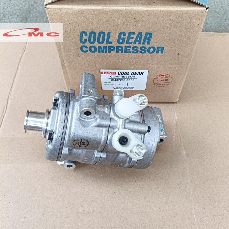 Compressor Kompresor AC Suzuki Ertiga 2012-2018 Original Denso Cool Gear 437230-0060 Kompressor Compresor Compressor Ac Mobil Double Blower Coolgeer Asli Ori