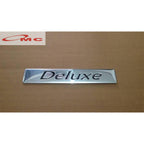 Emblem DELUXE untuk List Body All New Xenia Original NX012-25000-004 Emblem Logo Tulisan Deluxe Chrome Daihatsu Xenia