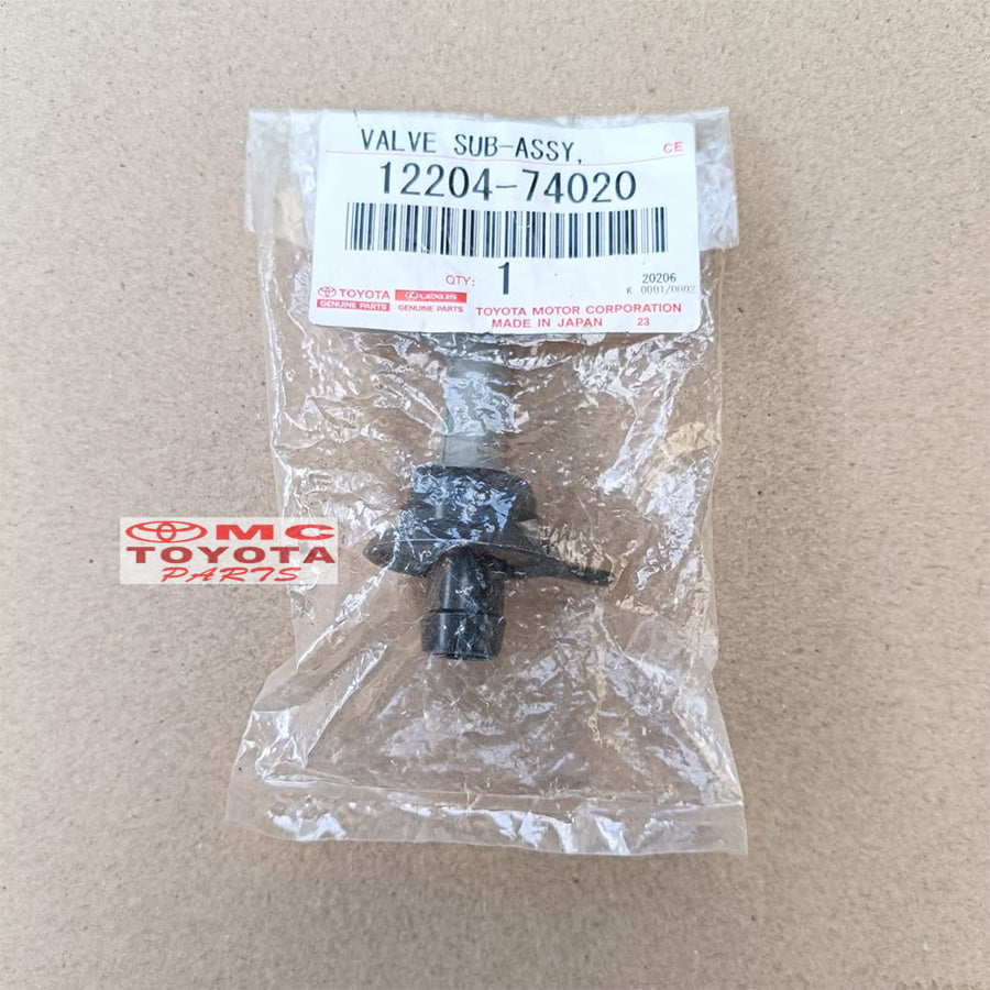 Valve Tutup Klep Valve PCV PVC Corona Absolut ST191 Camry SXV10 2.0 2000cc Original Toyota 12204-74020 Valve Angin Sensor Valve Ventilation Ventilator