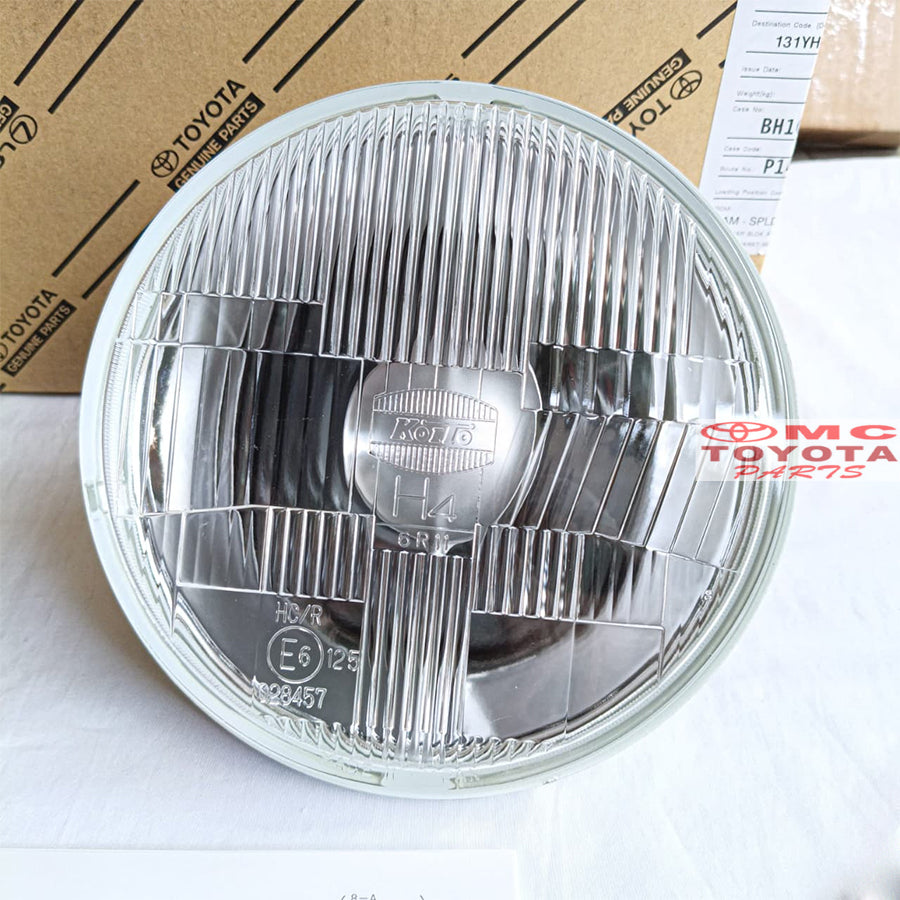 Headlamp Set Lampu Depan Hardtop 2F HJ40 FJ40 BJ40 Suzuki Katana Jimny 7" 7 inch Original 81110-60P70 Head Lamp Toyota Land Cruiser Headlight Sealed Beam Sealbeam Halogen Koito 7inch