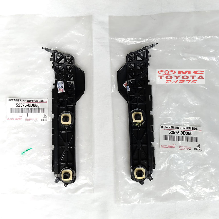 Support Bracket Breket Bumper Retainer Belakang Kanan Kiri Toyota Yaris Original 52575-0D060 52576-0D060