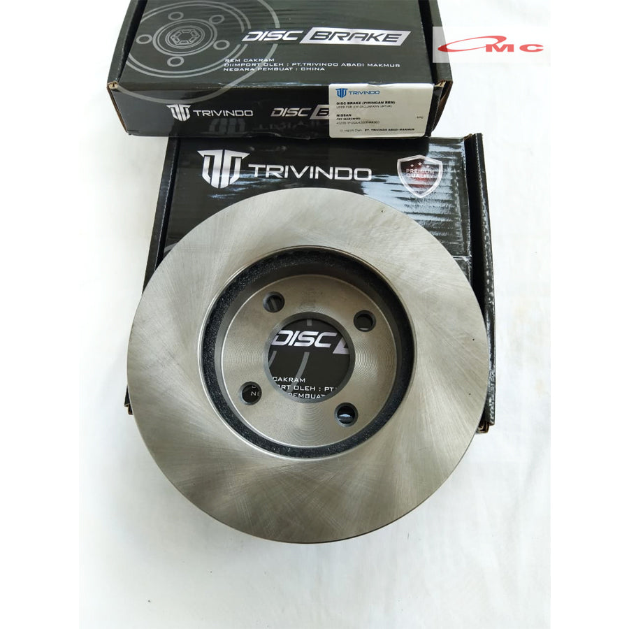 Disc Disk Brake Piringan Rem Depan Nissan March Datsun Go 40206-1HJ0A Original Trivindo