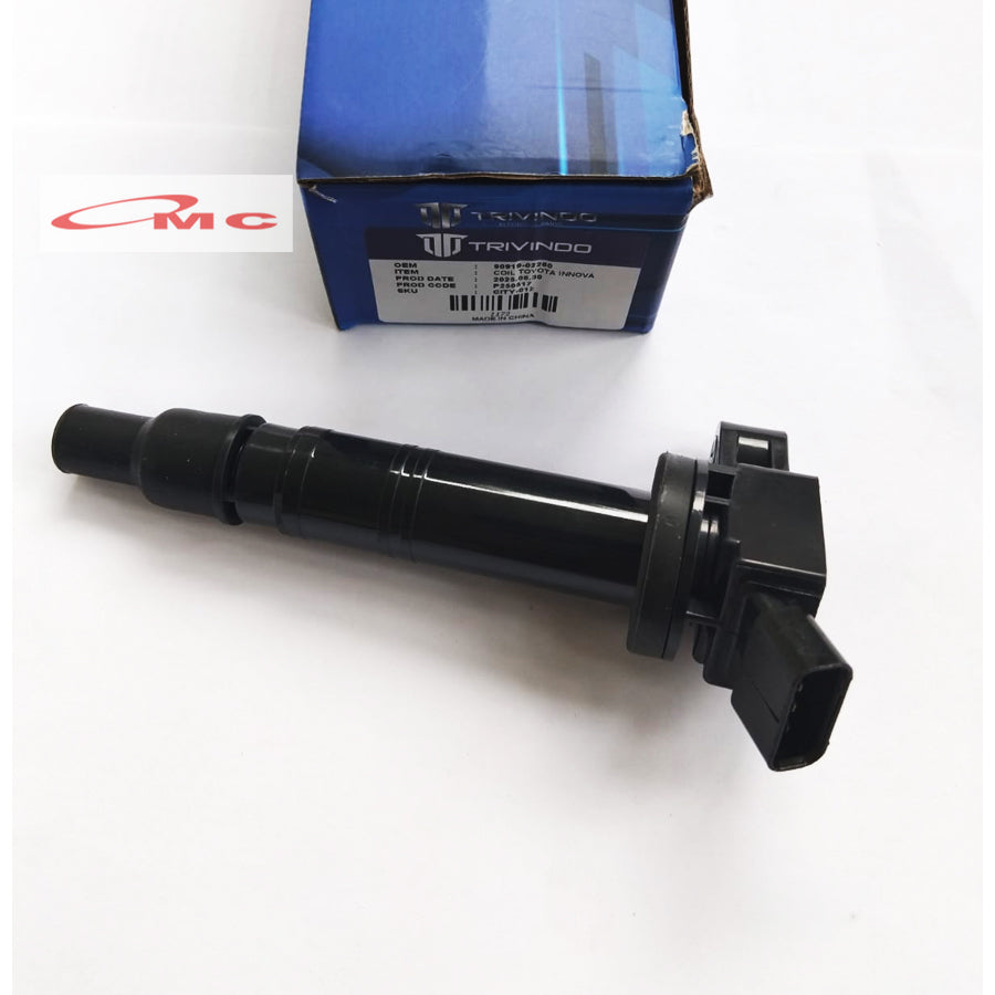 Coil Koil Ignition Busi Innova Hilux Fortuner Bensin 90919-02260-TRV Original Trivindo