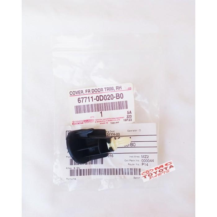 Cover Door Trim Kanan Kiri Toyota Yaris Original 67711-0D020-B0 / 67712-0D020-B0 Tutup Cover Doortrim Dortrim