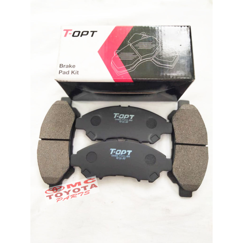 Kampas Rem Depan Toyota All New Rush Terios F 800 2018 Asli ORI Orisinil T-OPT 04465-TT211-8M Genuine Parts