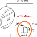 Kunci Cover Ban Serep Kunci Lock Toyota RUSH TERIOS 2006-2017 Original 69059-BZ011