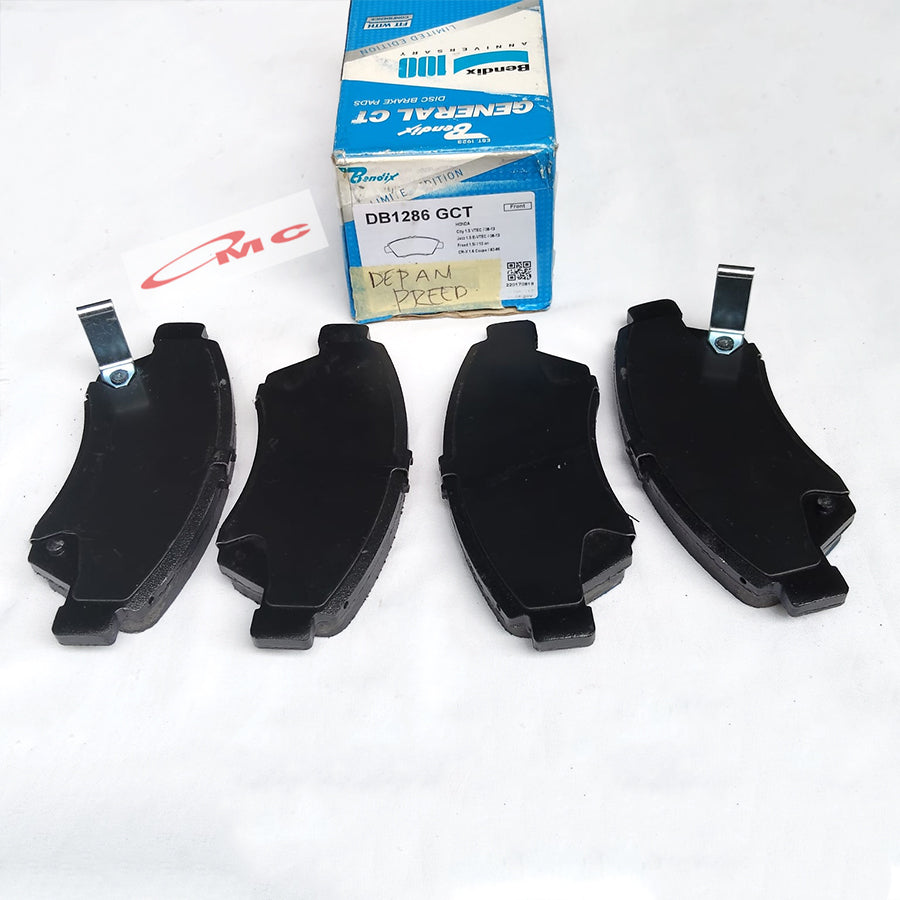 Brake Pad Kampas Rem depan  New Jazz honda freed New City Mobilio Stream 1.7 ferio Honda Civic  Bendix DB-1286